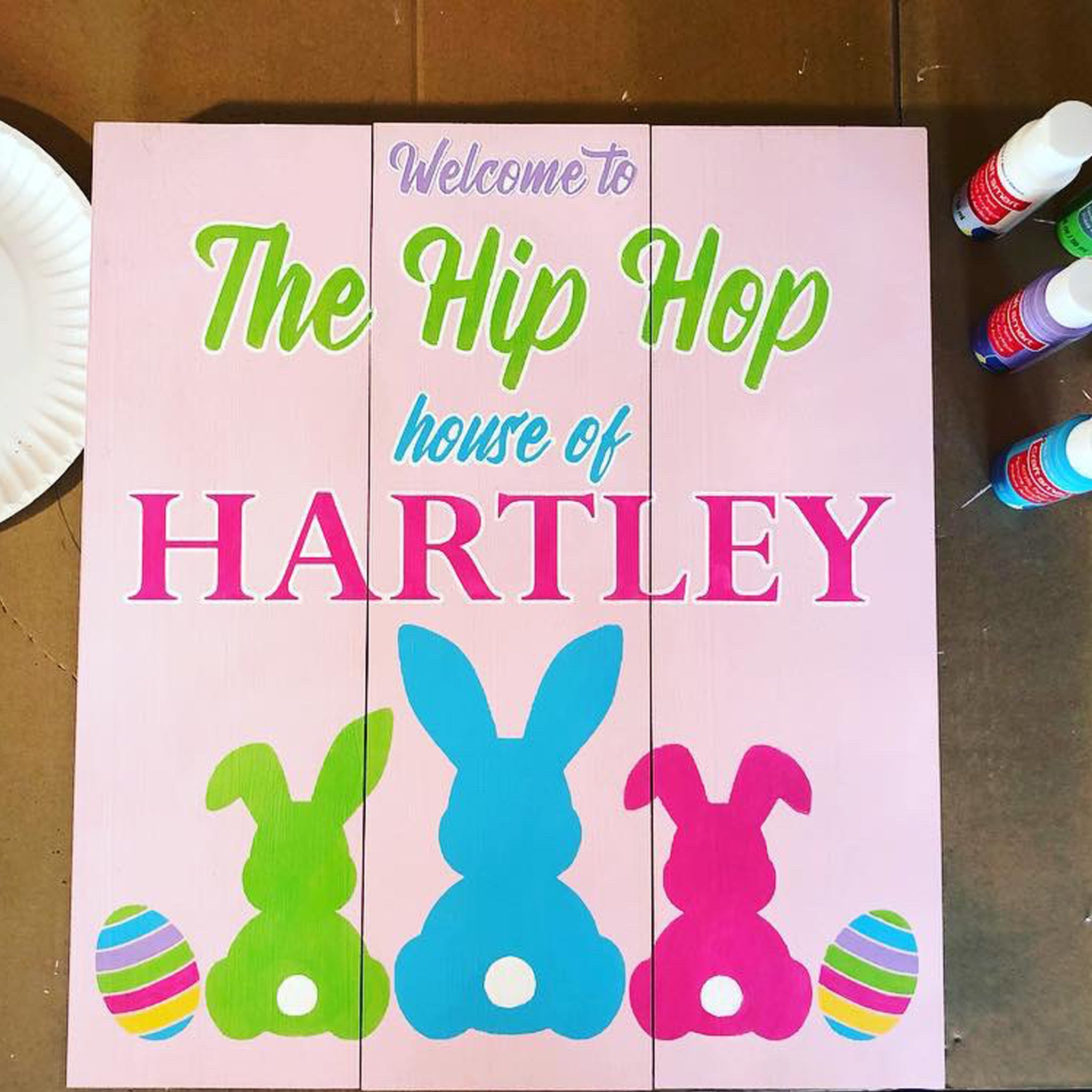 Hip Hop Easter Sign